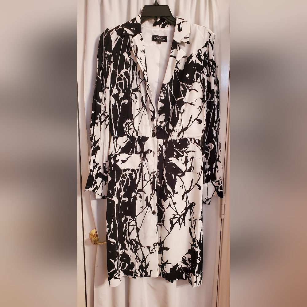 The Perfect Size 6 Black and White Dress